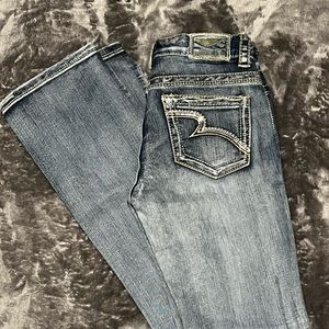 carreli jeans size 25 l33 ashley style boot cut